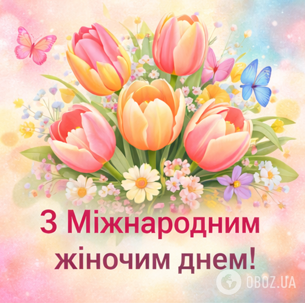 С Международным женским днем: открытки, картинки, красивые пожелания и поздравления на 8 марта