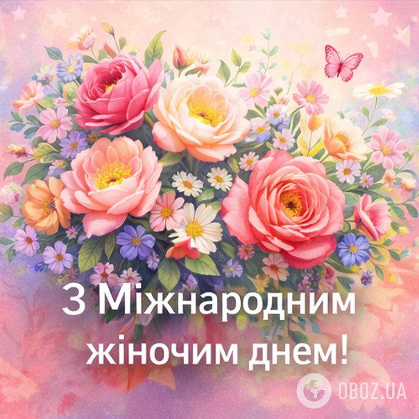 С Международным женским днем: открытки, картинки, красивые пожелания и поздравления на 8 марта