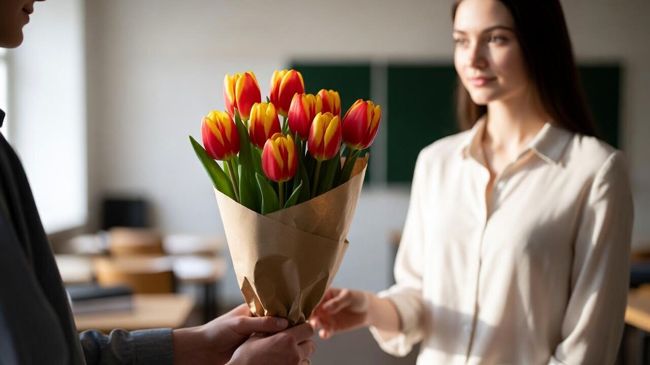 Международный женский день: красивые поздравления учительнице