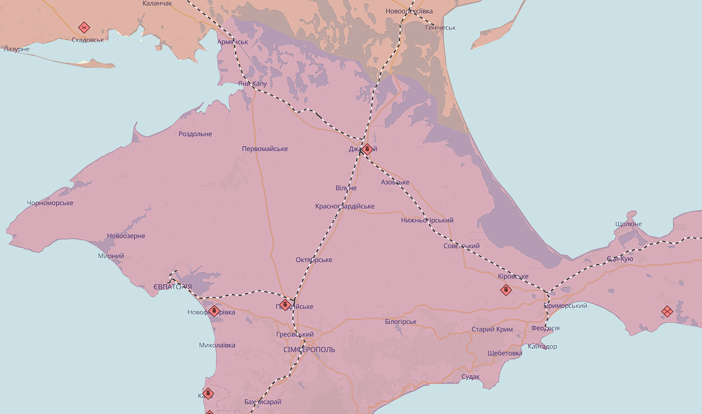 Поражен ряд логистических объектов: в Генштабе рассказали о новых ударах по захватчикам в Донецкой области и в Крыму