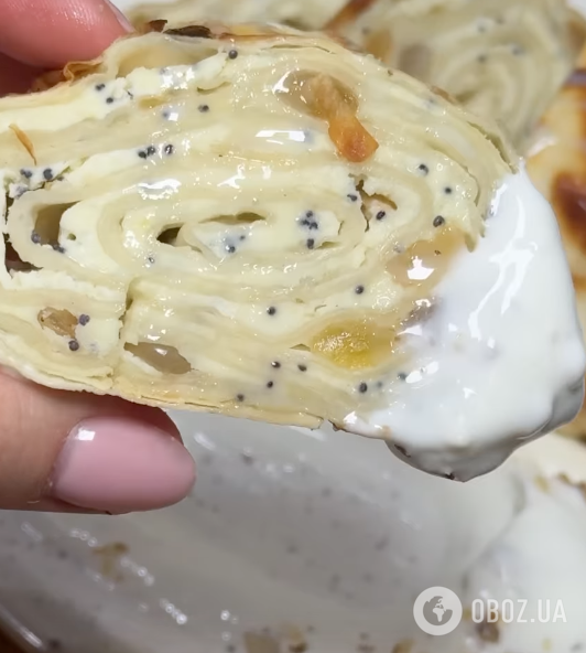 Хрусткий рулет із лаваша з сиром: рецепт смачного і швидкого десерту без тіста