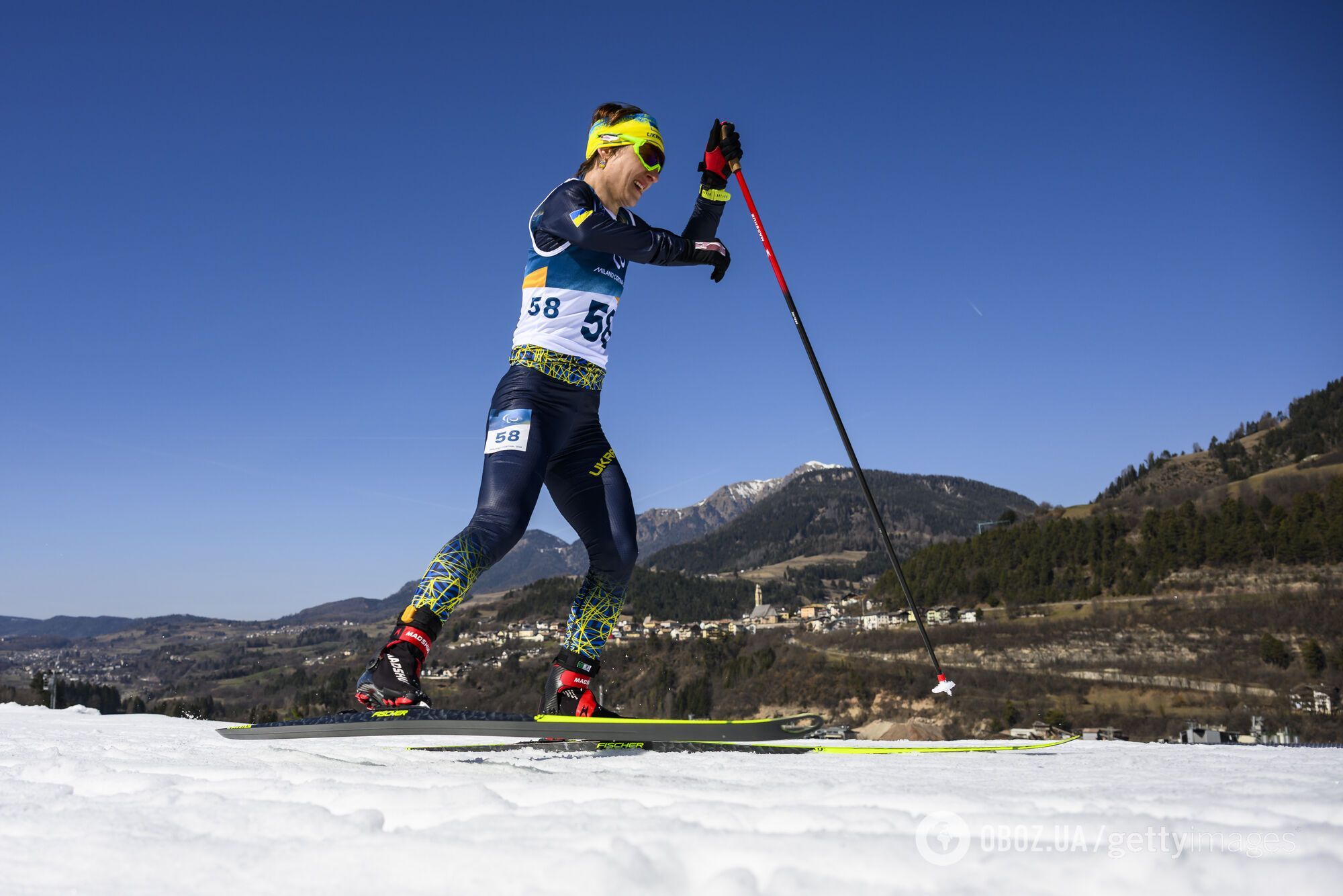 Українську біатлоністку-чемпіонку змусили прибрати напис "Stop War" на Паралімпіаді-2026. Фотофакт