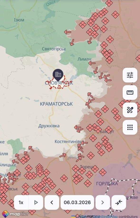 На Славянском направлении украинские бойцы поразили девять вражеских орудий за сутки. Видео