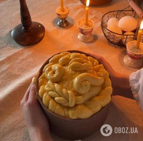 Українська закосичена паска: як приготувати пухке тісто