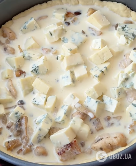 Смачний сирно-грибний кіш за 30 хвилин: рецепт апетитної закуски, коли гості на порозі