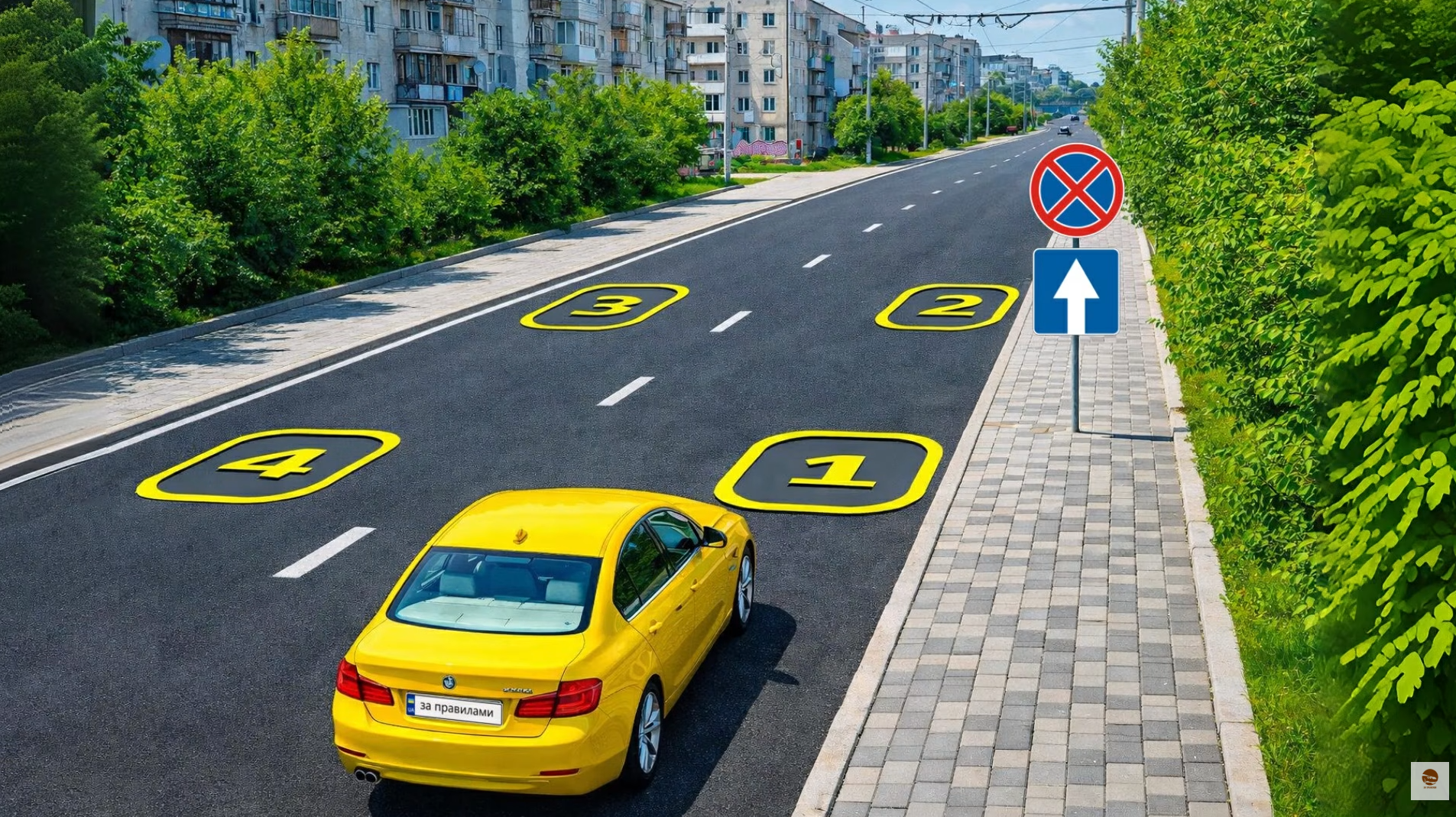 Где разрешено остановиться? Тест для водителей