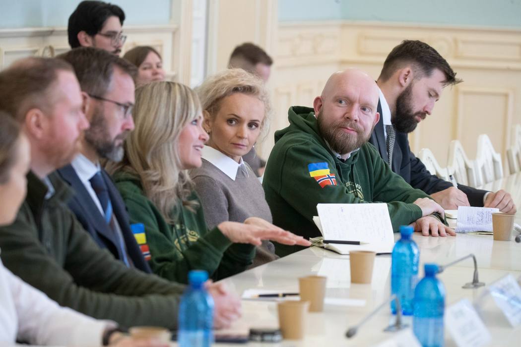 Кличко у Києві зустрівся з очільницею Осло Анне Ліндбу