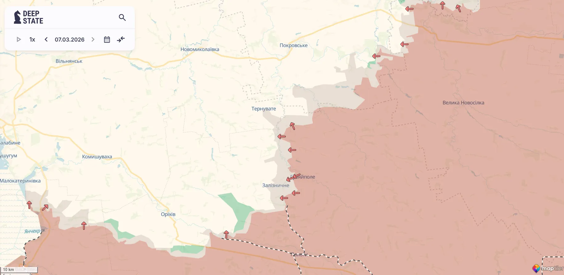 Россия перебросила подразделения морской пехоты на Гуляйпольское направление: в ISW объяснили, что это значит. Карта