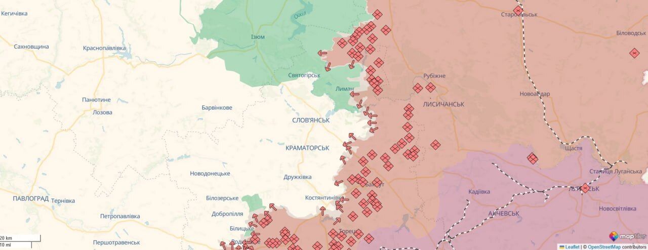 "Людей не считают": военный рассказал, как изменилась тактика оккупантов в Донецкой области. Карта