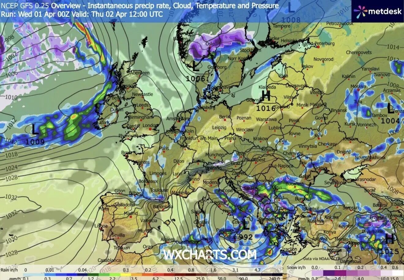В Україну у квітні ввірветься похолодання: синоптикиня назвала дату. Карта