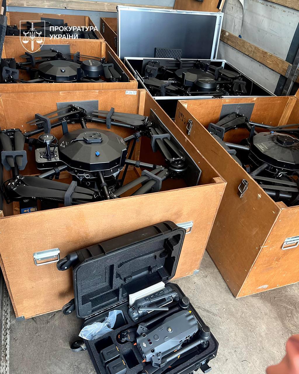 Всего было украдено 343 дрона