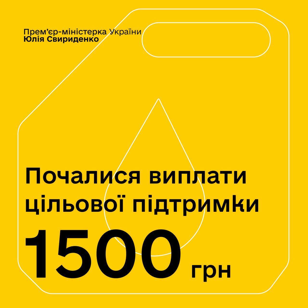 Почалися виплати цільової допомоги українцям