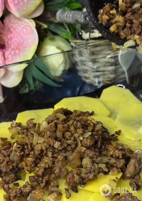 Вкусная картофельная запеканка с фаршем на ужин: как приготовить