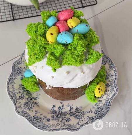 Глазур на паску з желатином: чудово тримається і швидко застигає