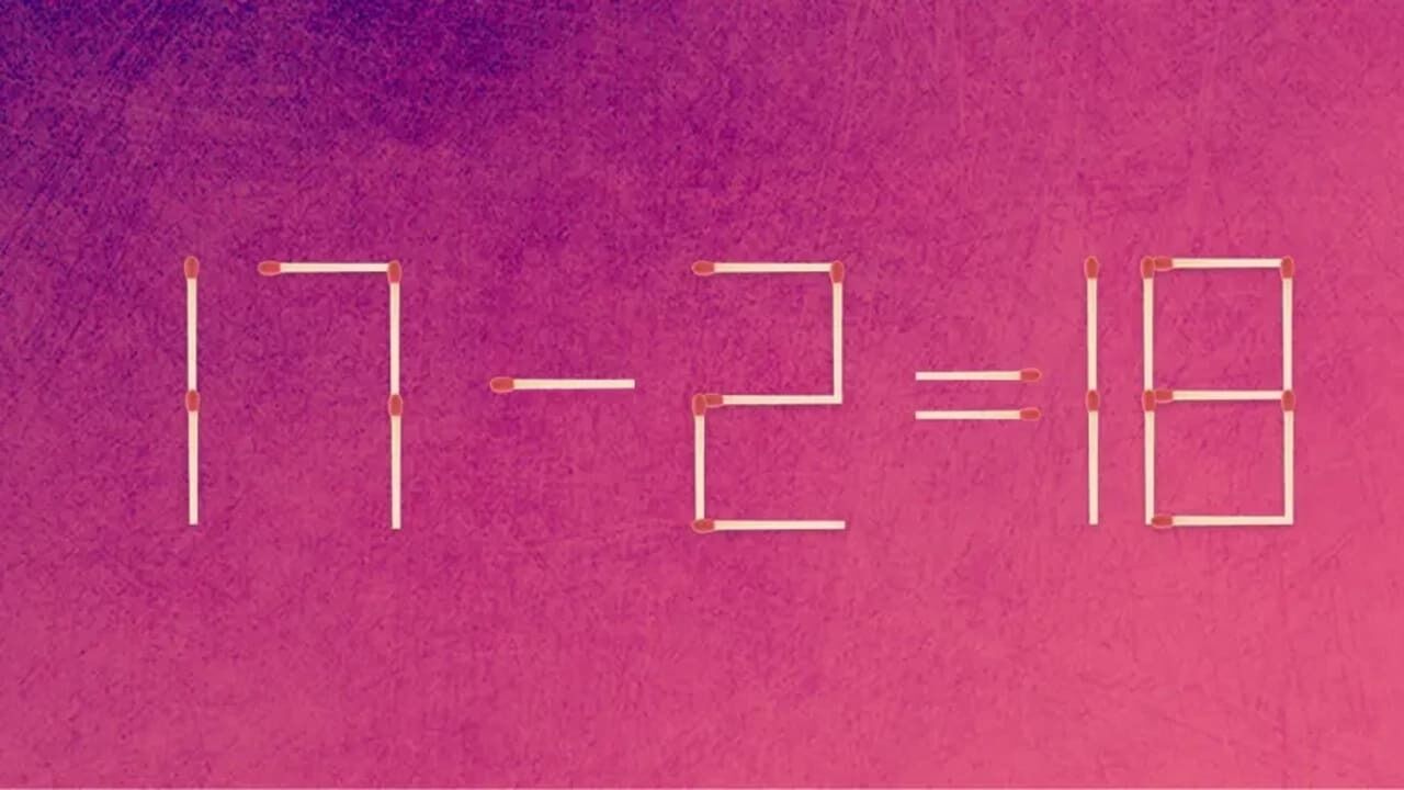 Скільки сірників треба пересунути: головоломка для найрозумніших