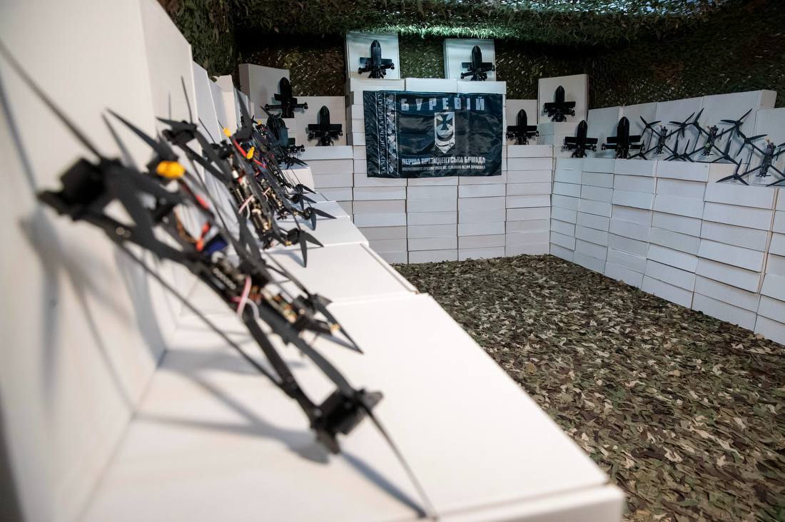 Бригада "Буревій" получила 1100 БпЛА от Киева: Кличко показал фото