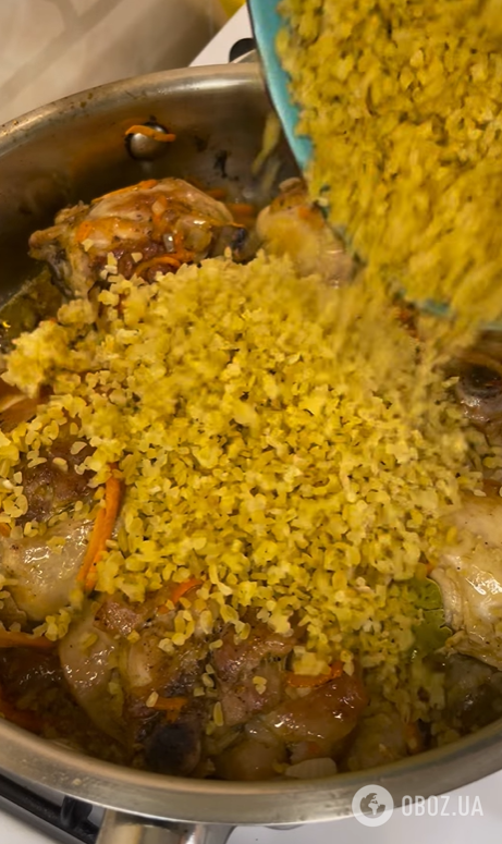 Курка з булгуром на сковорідці: рецепт швидкої страви для ситного обіду