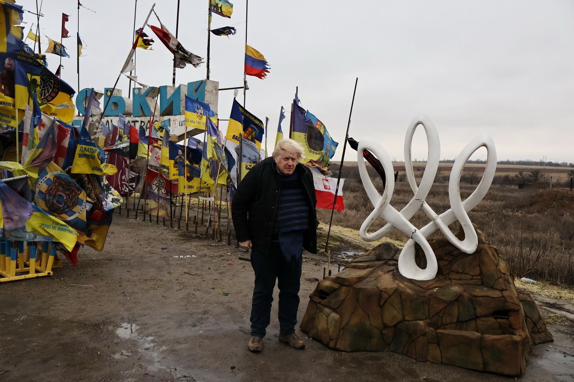 Борис Джонсон таємно відвідав фронт на Запоріжжі: ексклюзивні фото