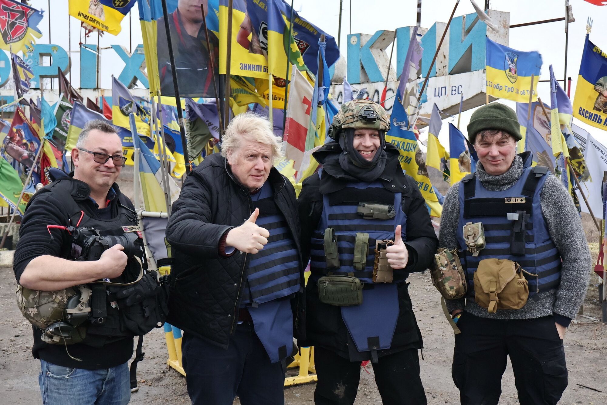 Борис Джонсон таємно відвідав фронт на Запоріжжі: ексклюзивні фото