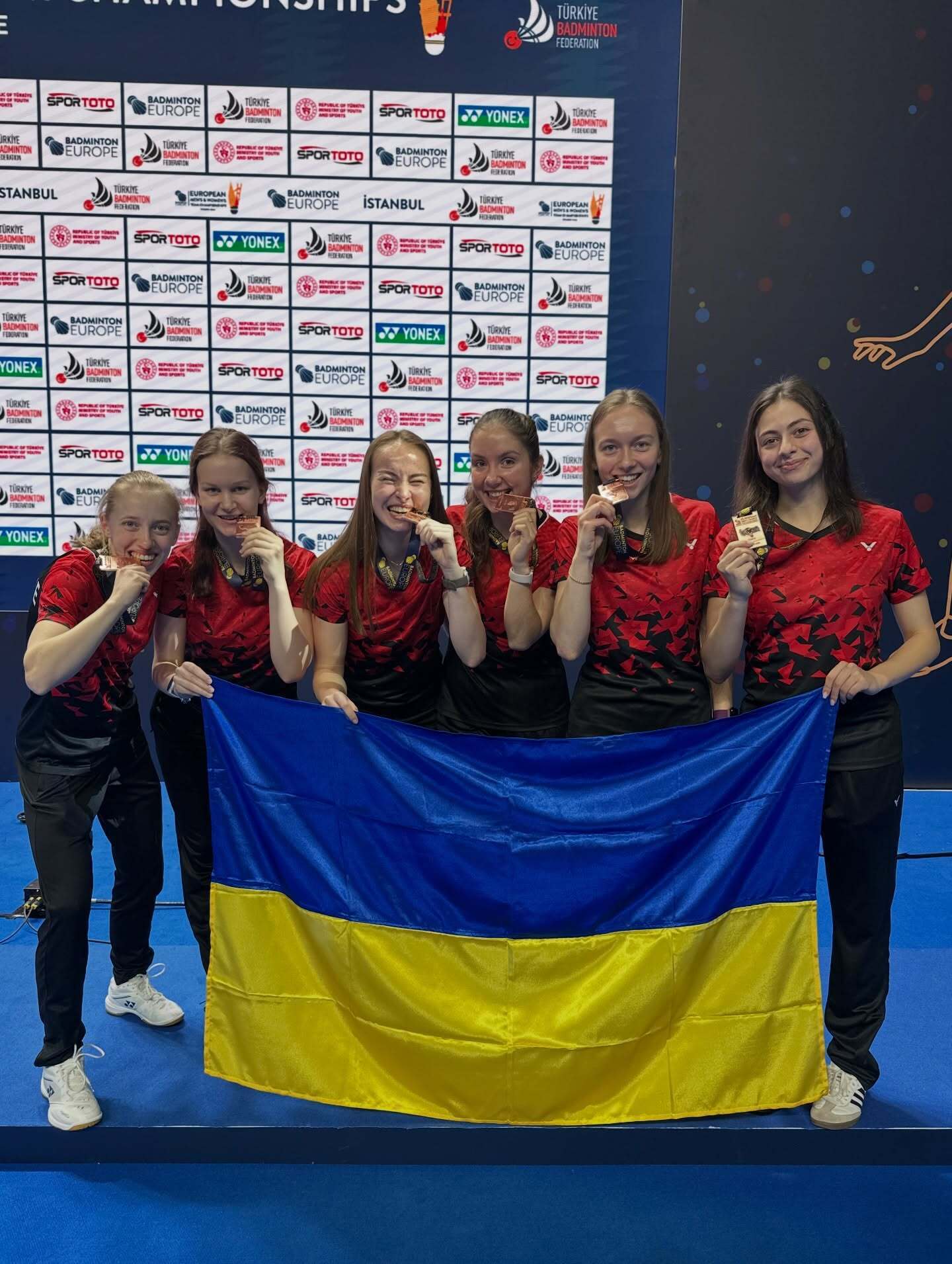 Впервые в истории спорта! Украина установила уникальное достижение в Испании на чемпионате Европы по бадминтону