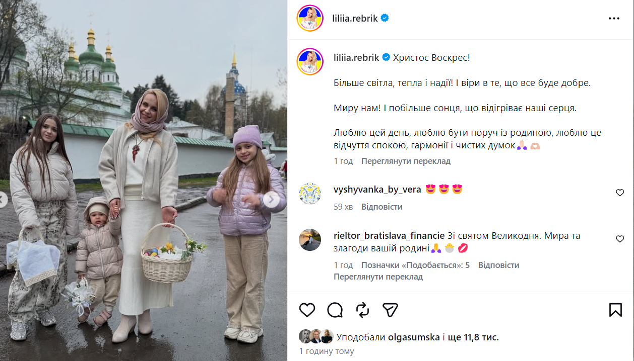 Саливанчук – в Буковеле, а Сумской паску спек муж: украинские звезды показали свои корзины на Пасху. Фото