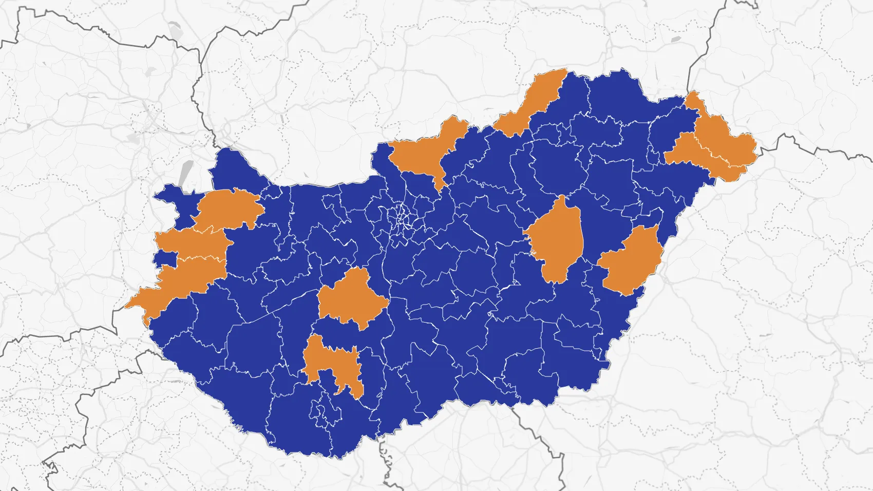 Орбан зазнає розгрому: результати підрахунку голосів на виборах в Угорщині
