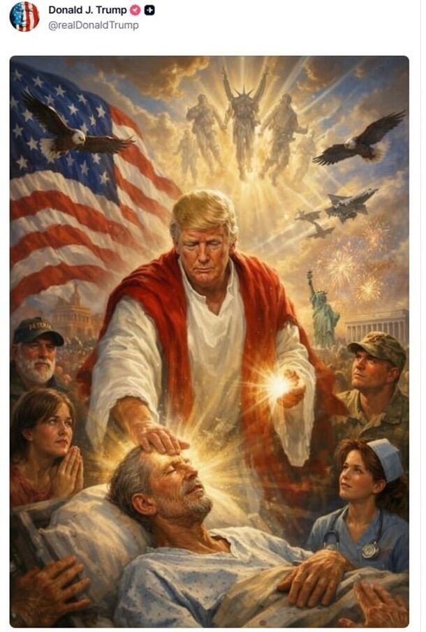 Трамп набросился с критикой на Папу Римского и показал себя в образе целителя