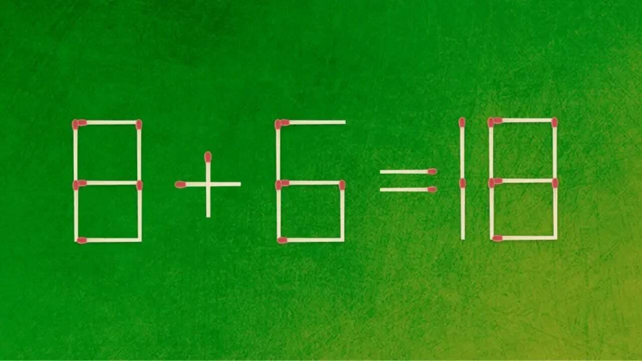 Скільки сірників треба пересунути? Головоломка