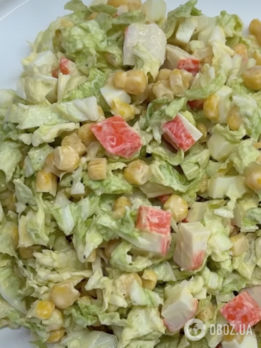 Вкусный салат из пекинской капусты для праздничного стола и на каждый день: делимся рецептом