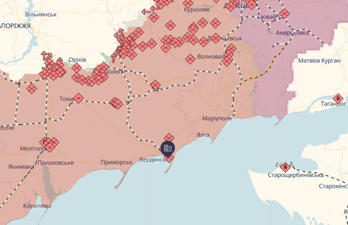Оккупанты массово перебрасывают технику с Бердянского направления на север Донетчины: что происходит. Фото