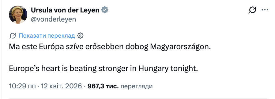 "Сегодня сердце Европы бьется сильнее в Венгрии": европейские лидеры поздравили Мадьяра с победой на выборах
