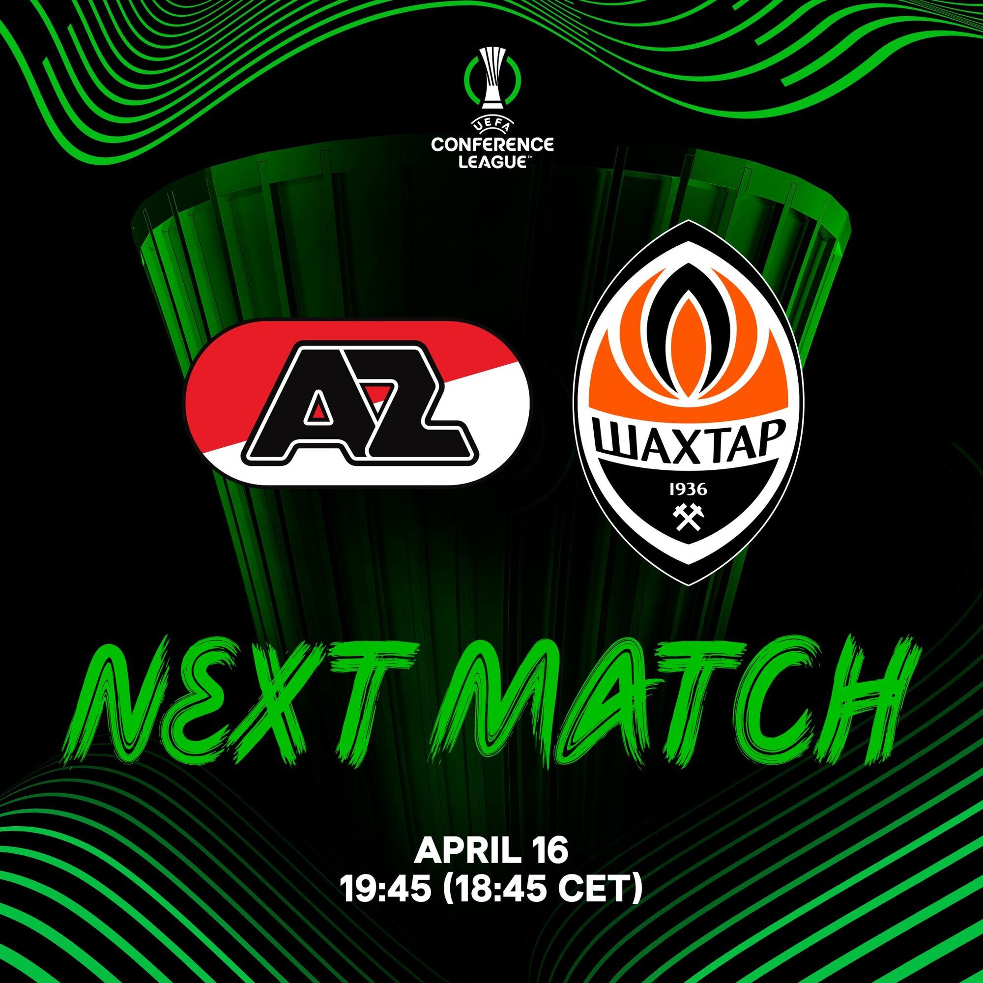 Во сколько и где смотреть АЗ – "Шахтер": время начала и расписание трансляций 1/4 финала Лиги конференций