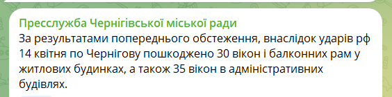 Оккупанты ударили по Чернигову: есть попадания по админзданиям и пострадавшие. Фото