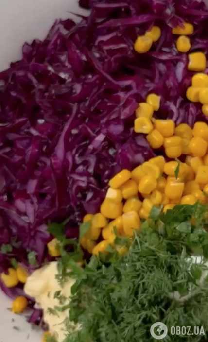 Полезный салат из фиолетовой капусты: рецепт блюда на каждый день