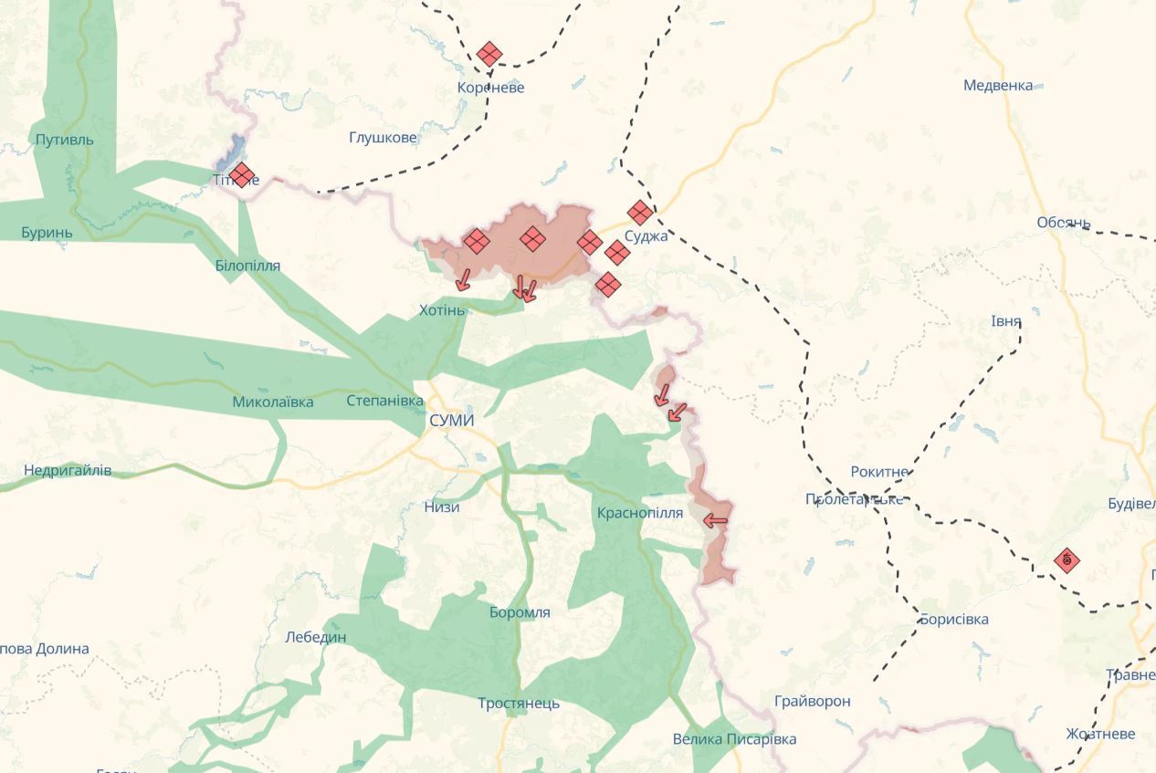 Оккупанты в Сумской области пытались прорваться в тыл через газовую трубу и поплатились. Видео