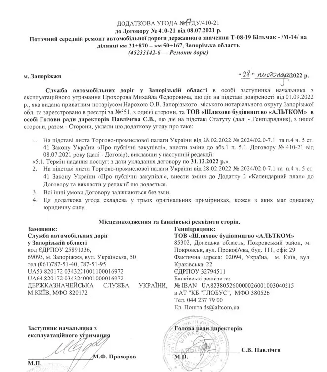 Додаткова угода