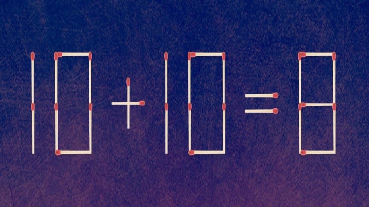 Можна пересунути лише 1 сірник: головоломка