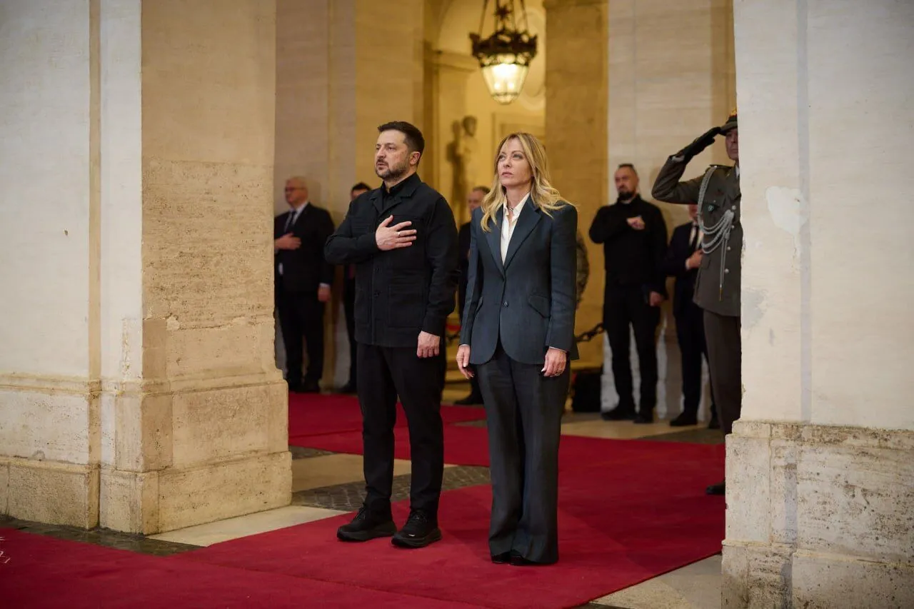 Италия поддерживает разблокирование €90 млрд для Украины: Зеленский в Риме встретился с Мелони, Маттареллой и Крозетто. Фото и видео
