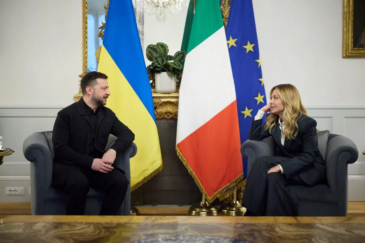 Италия поддерживает разблокирование €90 млрд для Украины: Зеленский в Риме встретился с Мелони, Маттареллой и Крозетто. Фото и видео