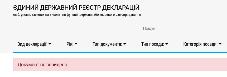 Анастасія Петрова закрила свої декларації