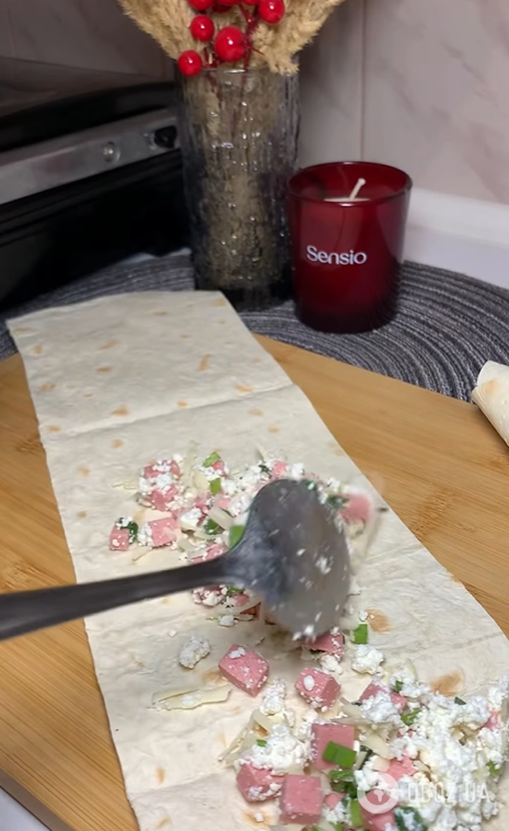 Ситні трикутники з лаваша з начинкою: готуються за лічені хвилини