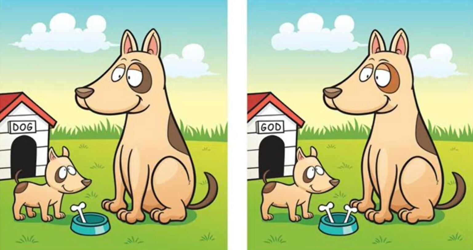 Знайдіть 5 відмінностей: весела головоломка