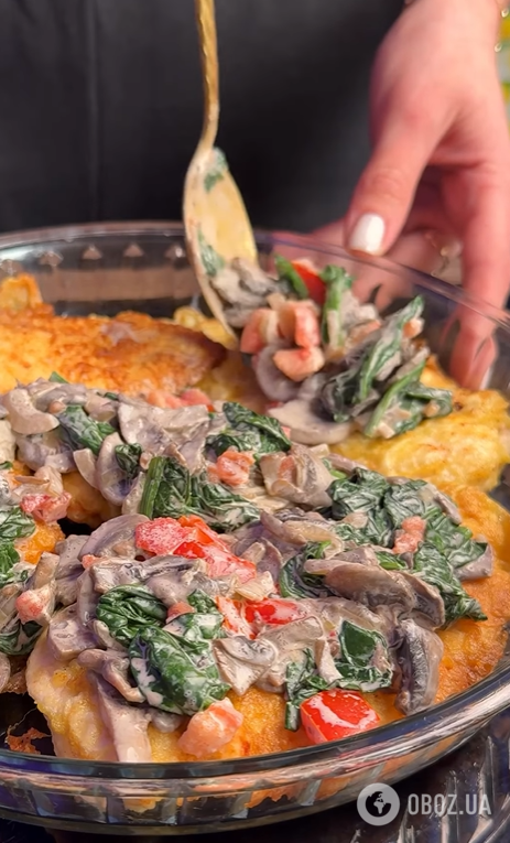 Сытные куриные отбивные с грибами и сыром: можно очень вкусно приготовить на обед