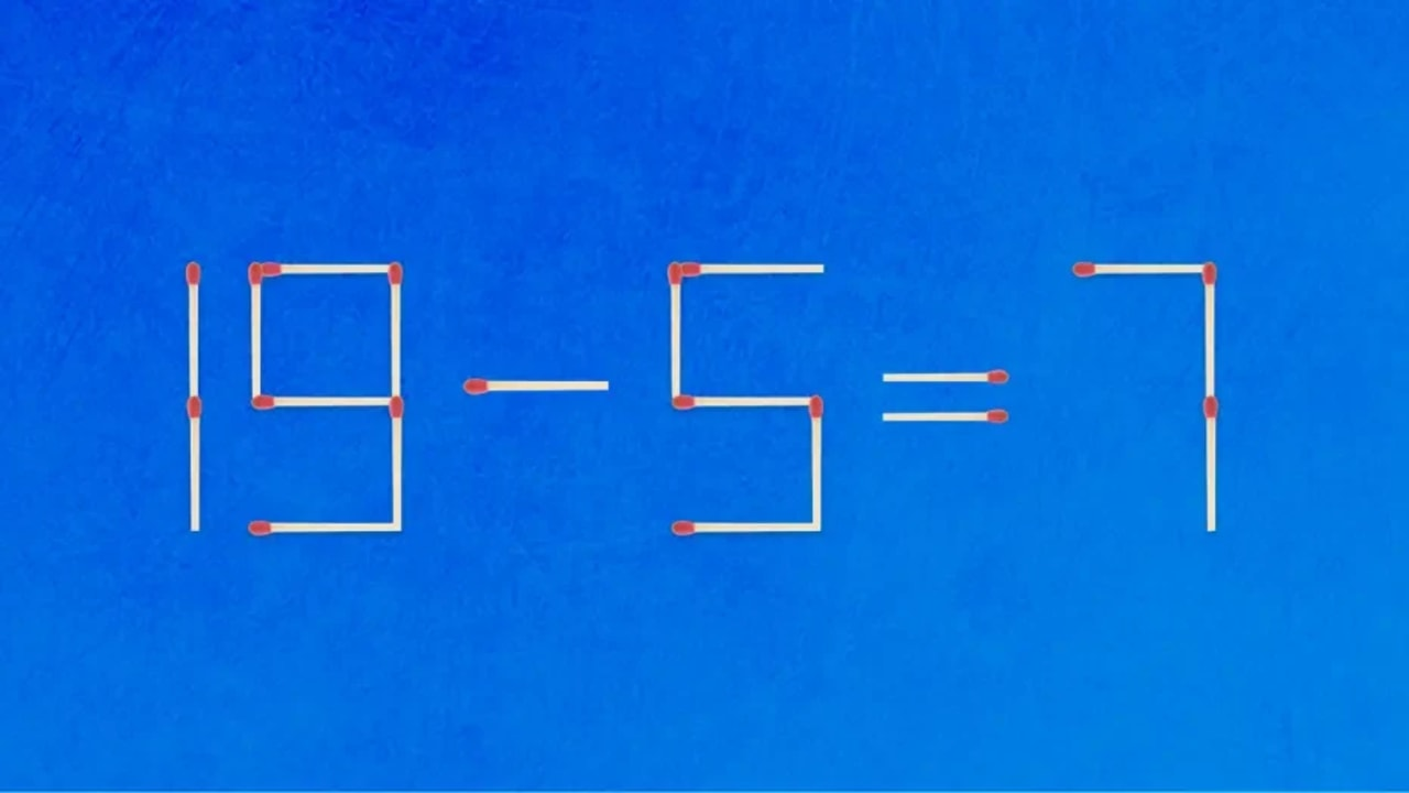 Головоломка з сірниками: що змінити, щоб рівняння стало правильним