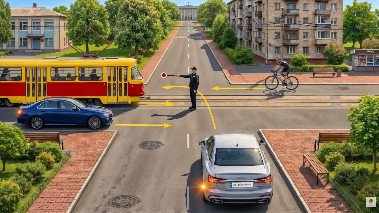 Кто может продолжить движение? Тест на знание сигналов регулировщика