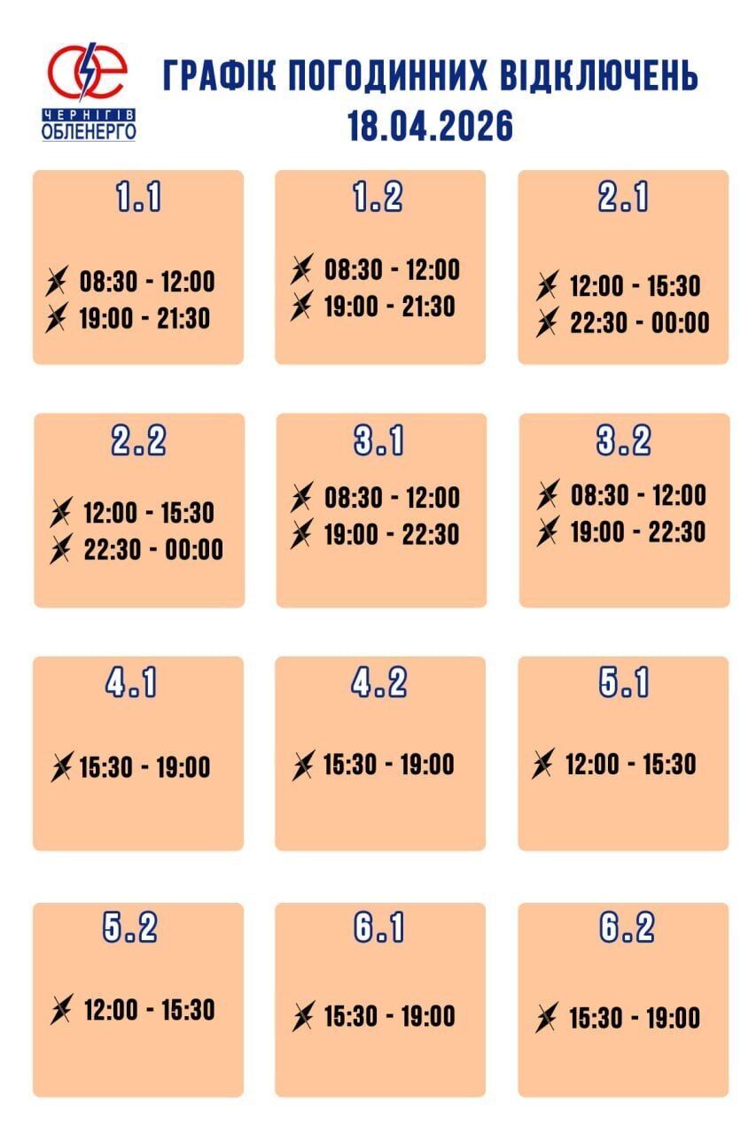 На Чернігівщині сотні тисяч людей залишилися без світла після атаки РФ: що відомо