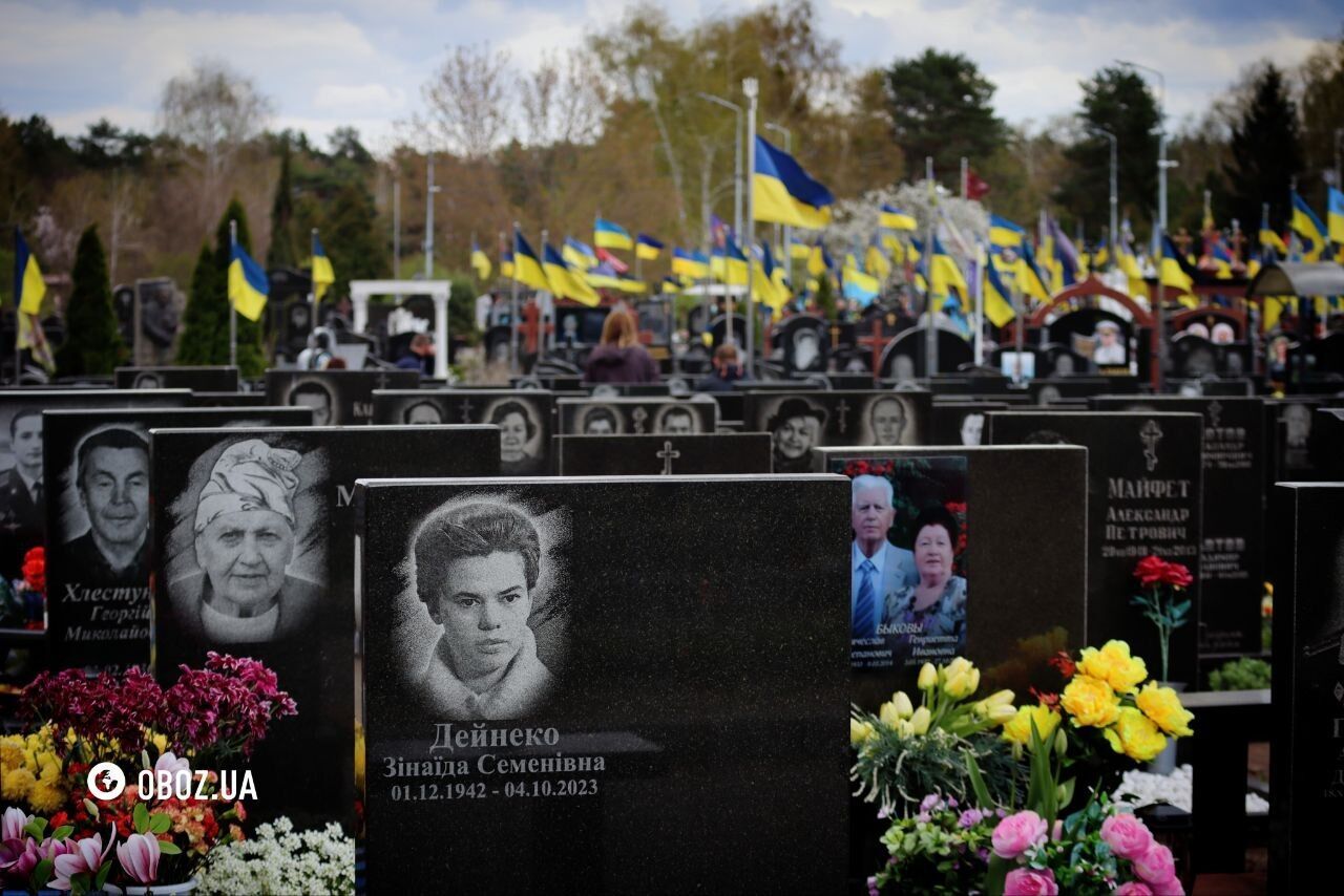 Проводи в Києві: тисячі людей прийшли на могили рідних. Фоторепортаж