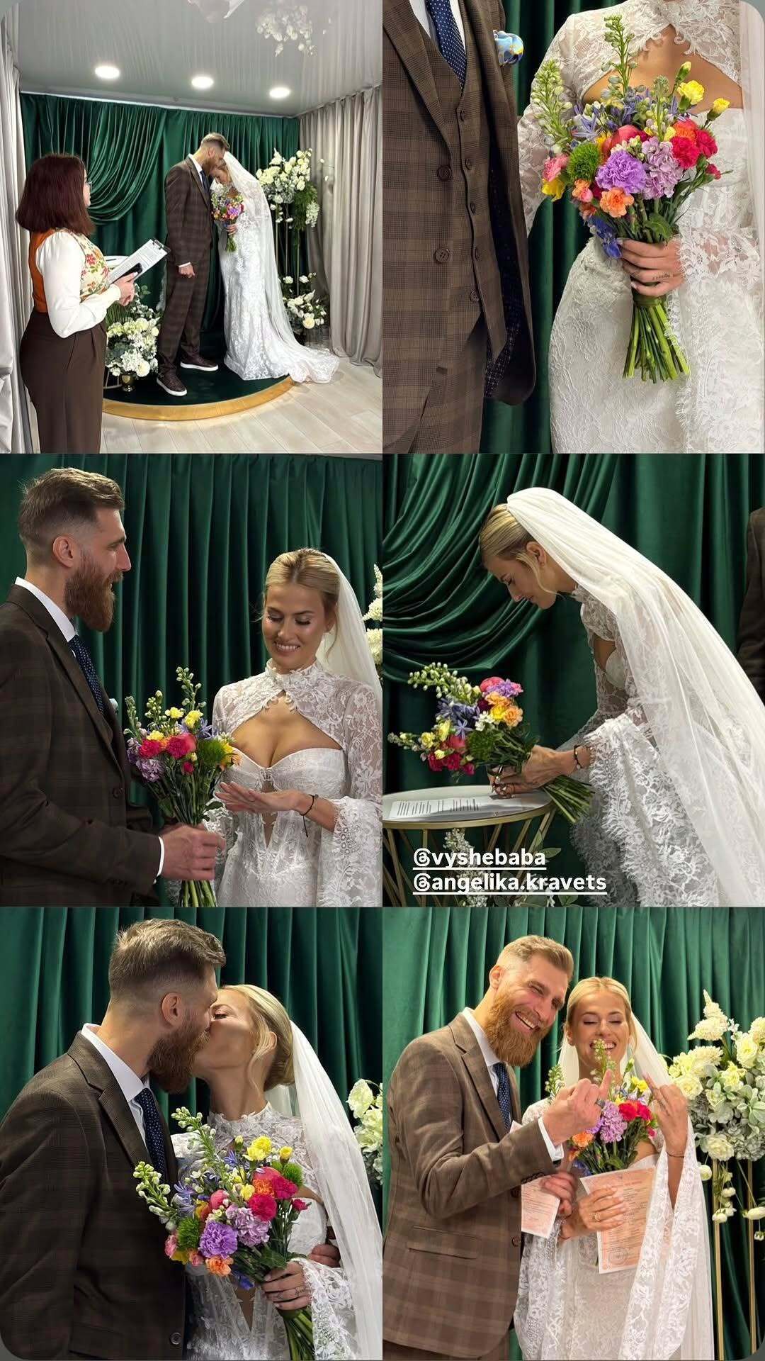 Павло Вишебаба зіграв весілля через 2 тижні після новини про заручини. Фото