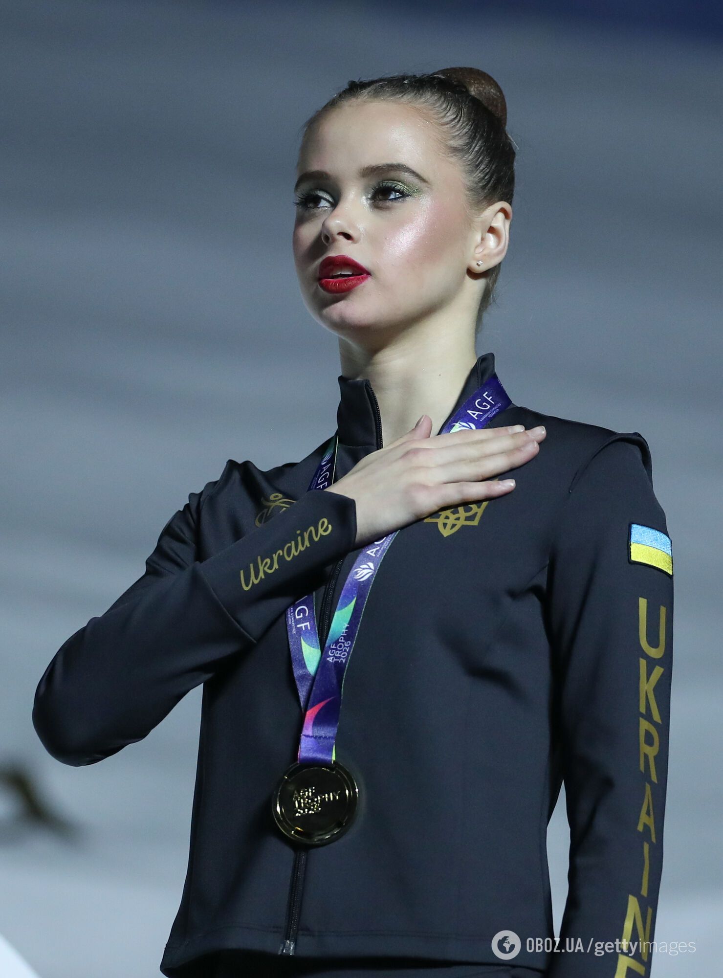 Украинская красавица произвела фурор на Кубке мира по художественной гимнастике в Баку, выиграв "золото" и опередив чемпионку мира. Видео