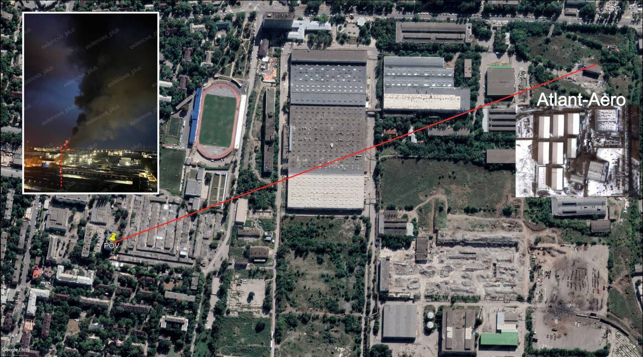 В Таганроге после ракетного удара горит автозавод, где делали дроны: черный дым столбом. Фото и видео